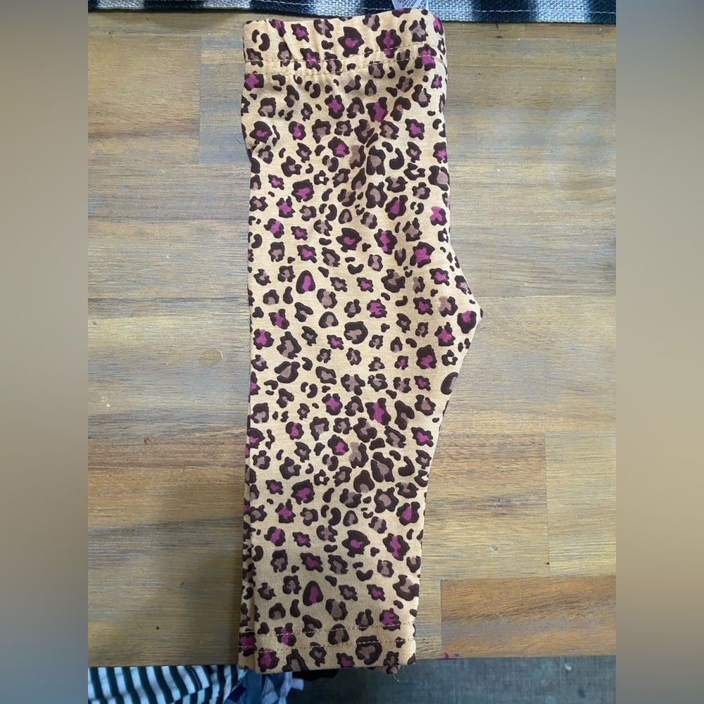 Leopard Print Kids Leggings